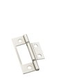 National Hardware 3 in. L Satin Nickel Door Hinge , 2PK N830-433